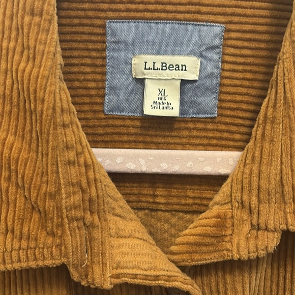 L.L. Bean corduroy Shacket - Picture 2 of 7
